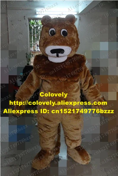 Ярко-коричневый костюм-талисман льва Mascotte львица симбалион Симба Леон взрослый с