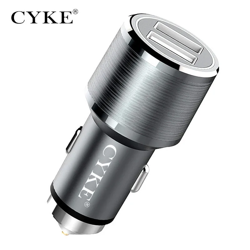 CYKE 2USB автомобильное зарядное устройство для телефона новинка QC3.0 Быстрая зарядка