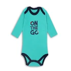 Детский хлопковый комбинезон с длинными рукавами для новорожденных, одежда для маленьких девочек и мальчиков, комплект одежды с рисунком для детей 0-12 месяцев