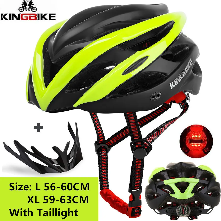 872-green KINGBIKE, Женский велосипедный шлем, ультралегкий, eps, дорожный, горный велосипед, шлемы с козырьком, размер 56-60 см, mtb шлем, 24 Отверстия, велосипедный шлем - Цвет: 872-green