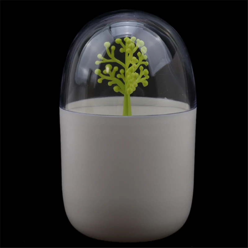 Green tree 1 шт. креативный милый зубочистка коробка ватные палочки коробка кактус дерево кролик олень Органайзер декоративные настольные аксессуары - Цвет: Green tree