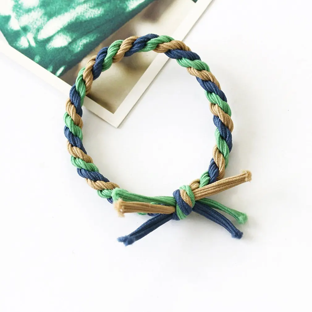 Новинка весна-лето 2019 Корейская версия трехцветной комбинированной веревки для