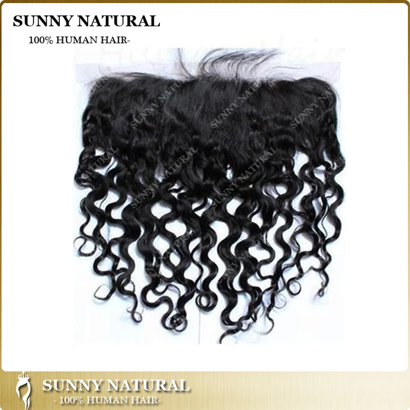 Перуанский Вьющиеся Кружева Фронтальная Закрытие 100% Необработанные Девы