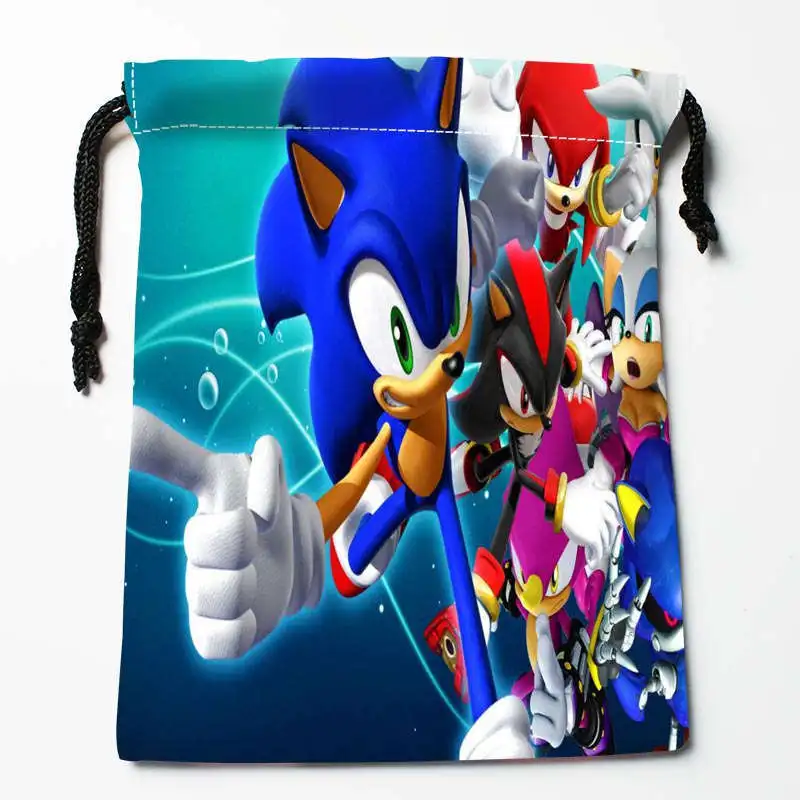 Новое Поступление Super Sonic Drawstring Сумки для хранения пользовательских печатных получать сумка Тип Сумки для хранения Размеры 18x22 см