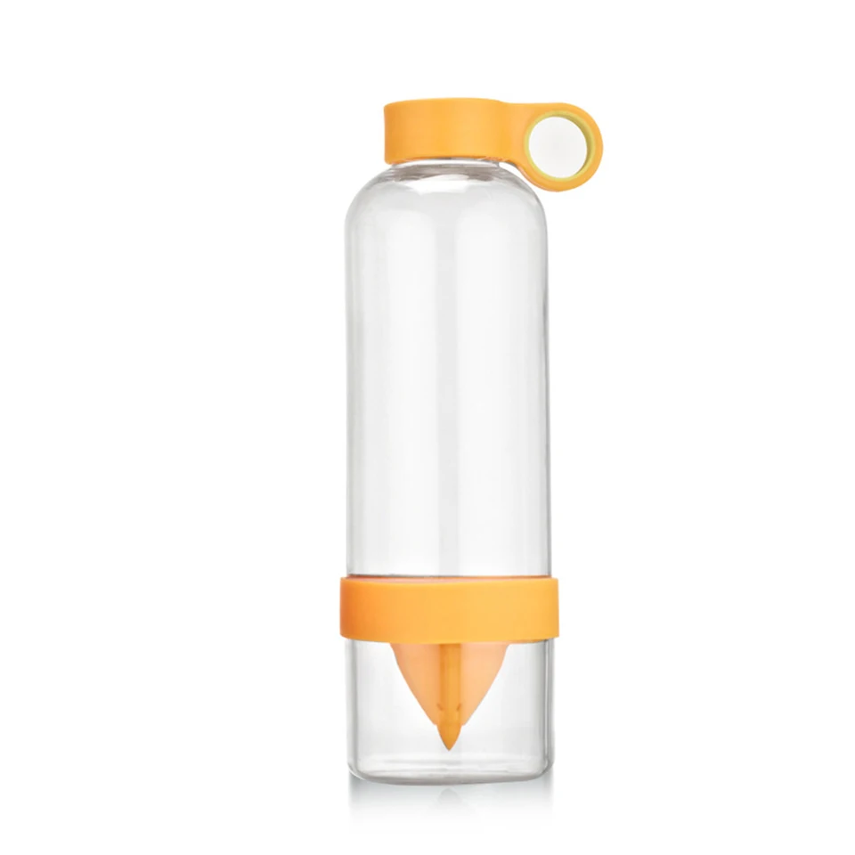 light yellow Transhome Персонализированная фруктовая бутылка для воды для Droppshipper настроить свой собственный логотип - Цвет: light yellow