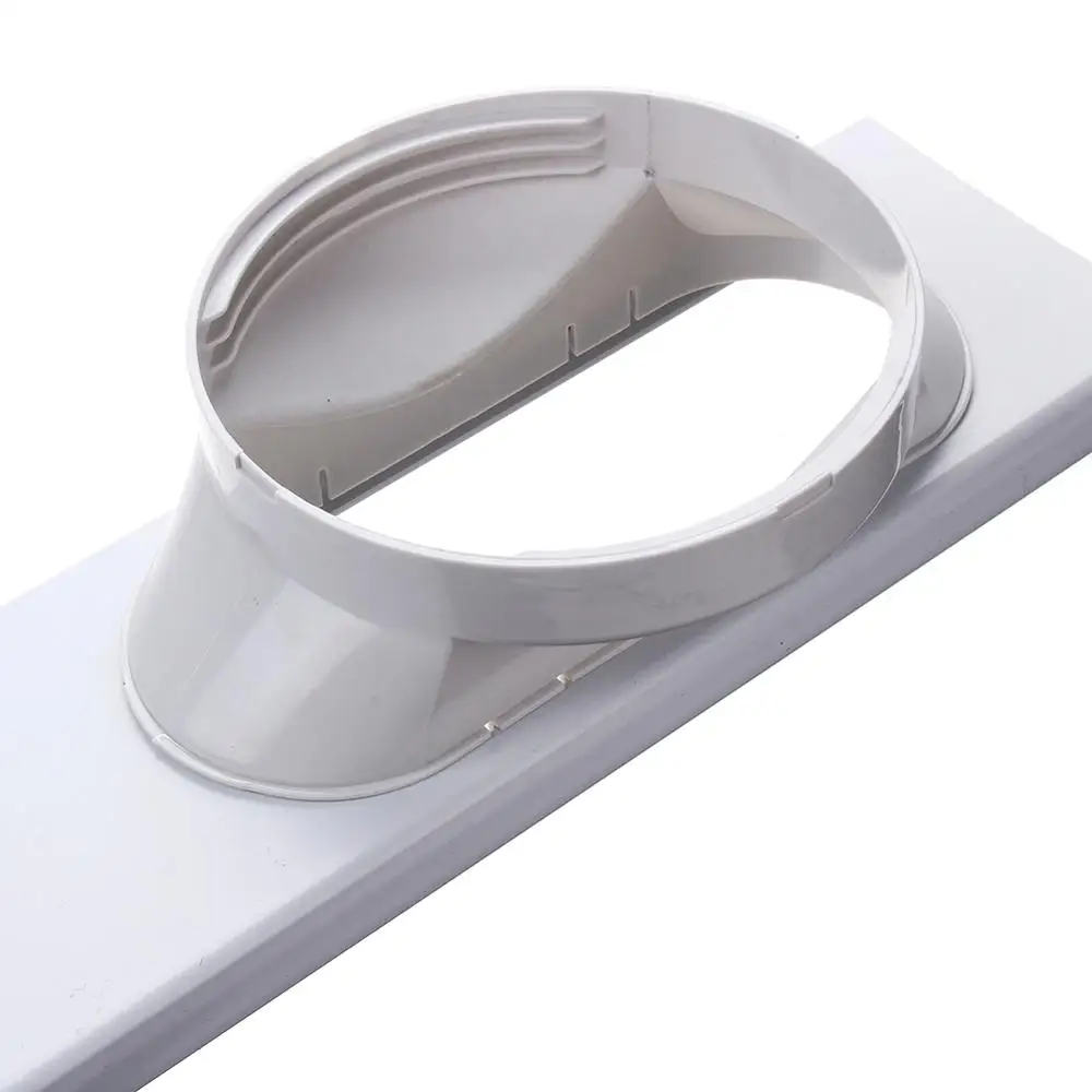 2 шт. регулируемый для окон скользящая пластина прочный выхлопной шланг