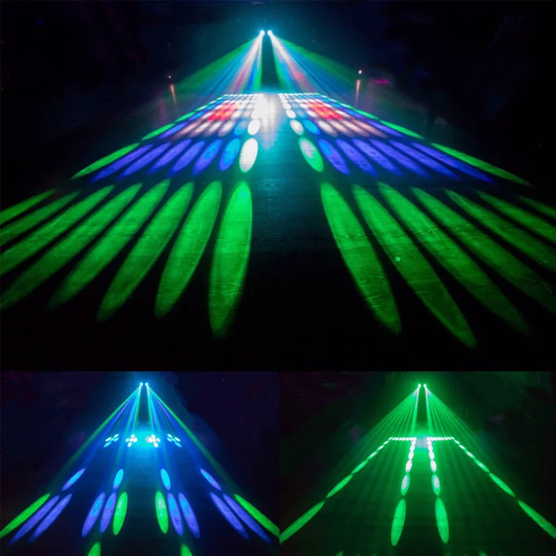 Сцсветильник ческий прожектор с двумя головками 128 светодиодов RGBW TN99|Полочные