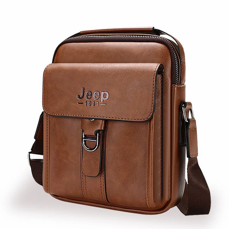 Большой емкости мужские Наплечные сумки джип бренд человек Сплит кожа Сумка