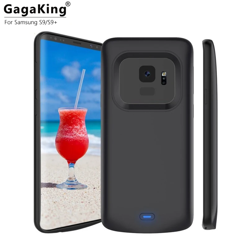Gagaking Батарея Зарядное устройство чехол для samsung Galaxy S9/S8 4700/5200 мА/ч Перезаряжаемые