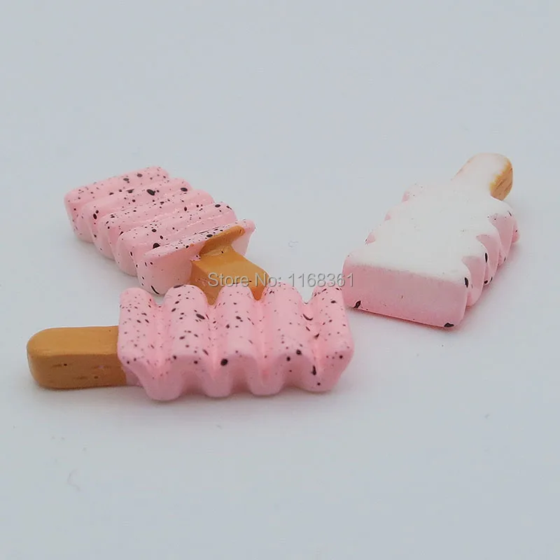 

1 шт./лот, полимерная плоская задняя светло-розовая волна, леденцы, мороженое, 22 мм, имитация пищевого кабошона, скрапбук, сделай сам, украшени...