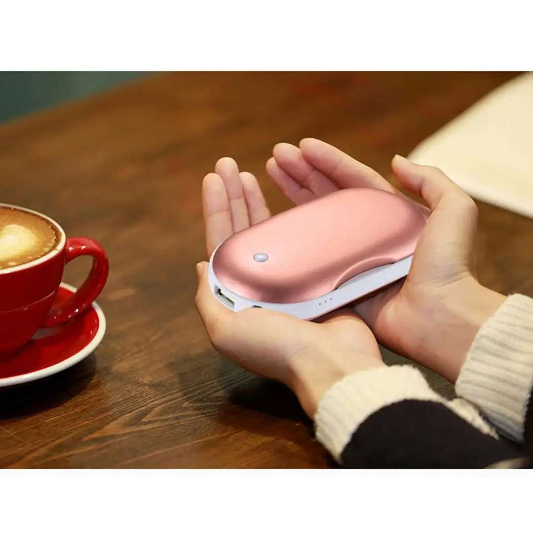 Портативное зарядное устройство повербанк 10000 мАч многофункциональное теплое