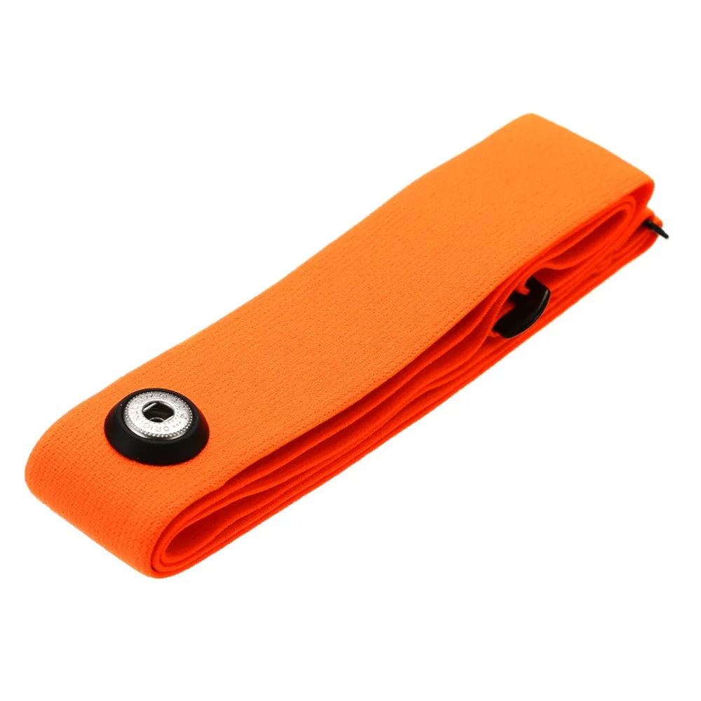 Оранжевый Высококачественный эластичный ремень ремешок для измерения частоты