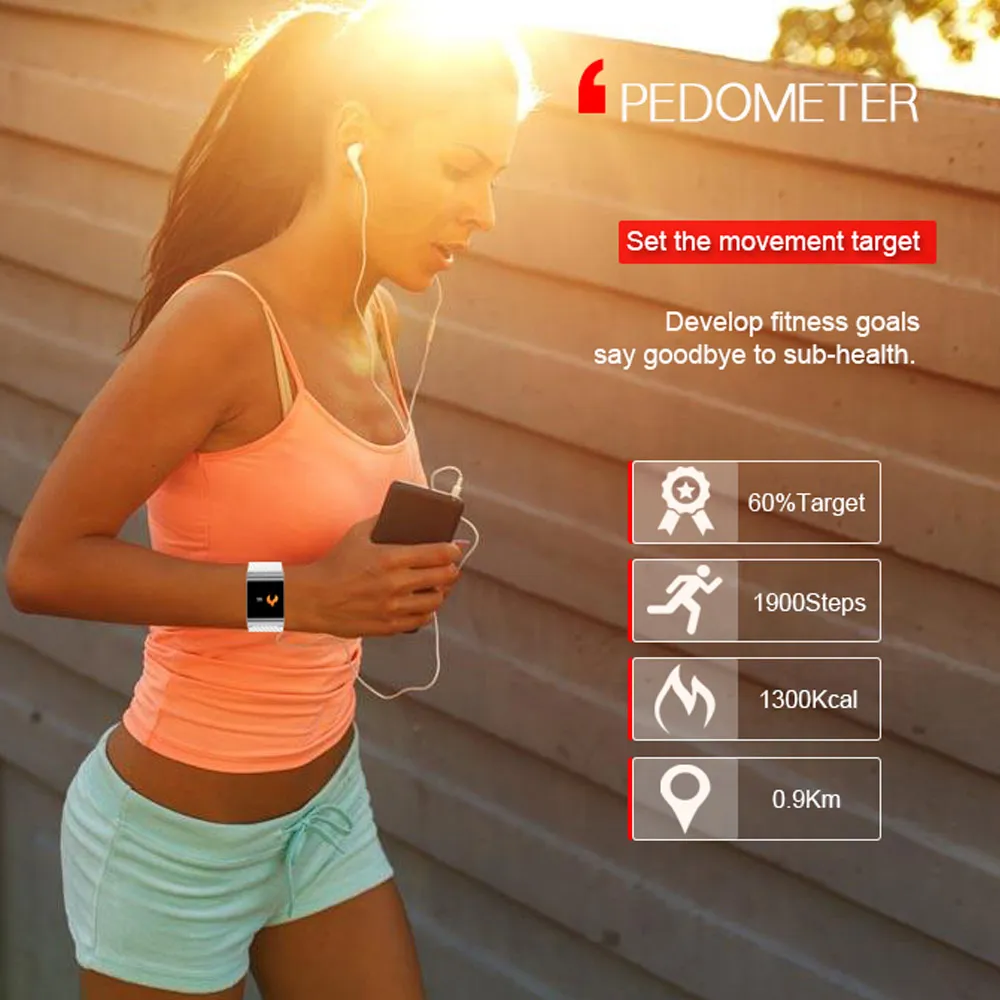 Betreasure Новый X9Pro умный Браслет Bluetooth Smart Band кровяное давление/пульсометр Смарт часы