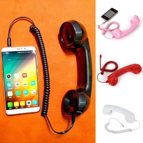 Классический телефон в стиле ретро сотовый 3 5 мм телефонный приемник для