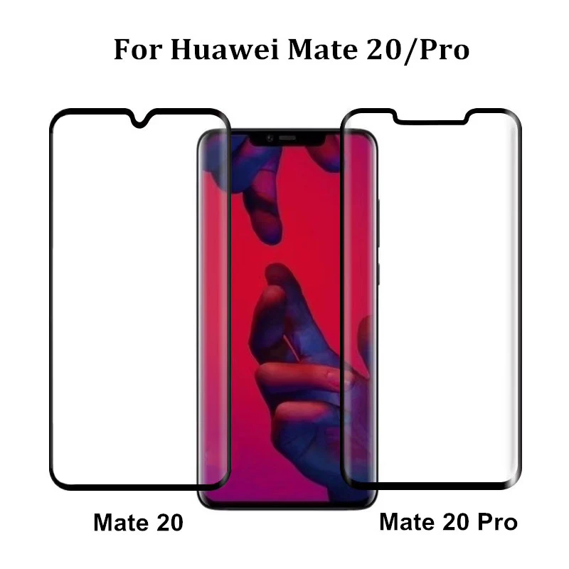 

3D Full Curved Screen Protector Tempered Glass For Mate 20 Pro Lite mate20 20pro 20lite Protector protective film cover
