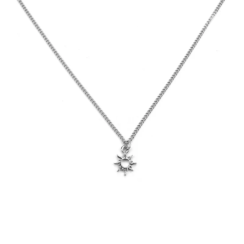 1 шт. модное ожерелье золотого и серебряного цвета с подвеской от солнца