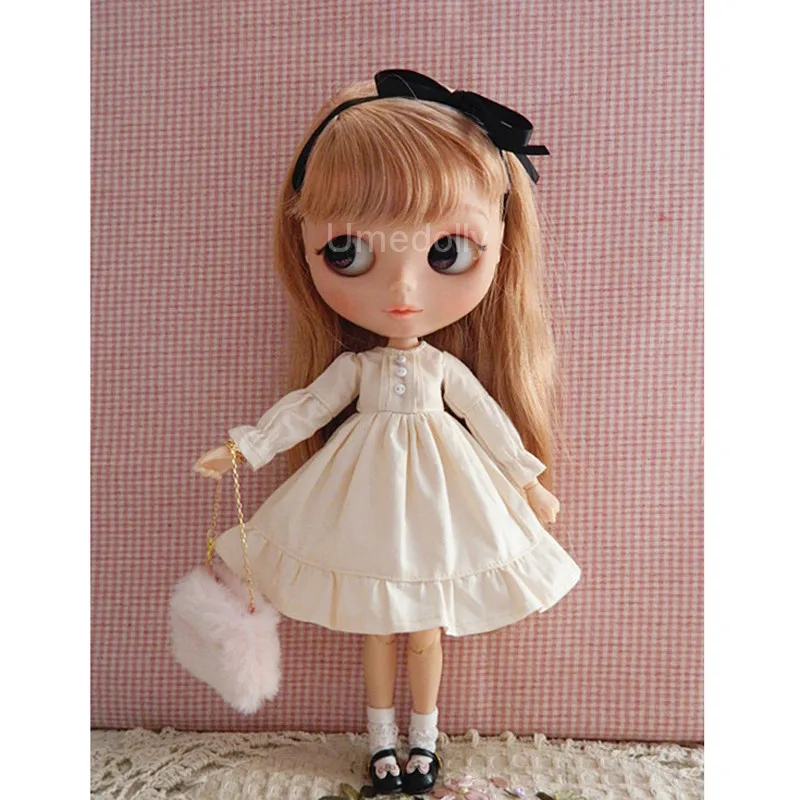 1 шт. ретро платье красного вина для Blyth Licca Azone 1/6 аксессуары кукол|Куклы| |