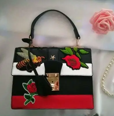 2018New модная роскошная дизайнерская женская сумка кожаная через плечо Сумка с