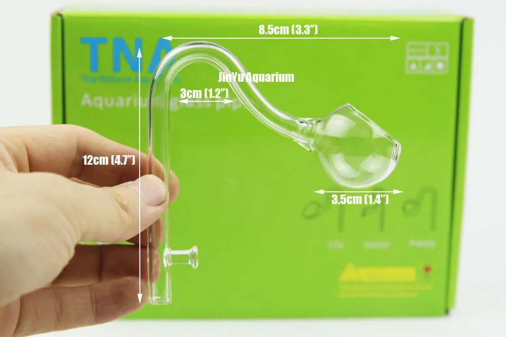 TNA стеклянная труба мини нано Лилия пион Мак приток тока фильтр Аксессуар водяное