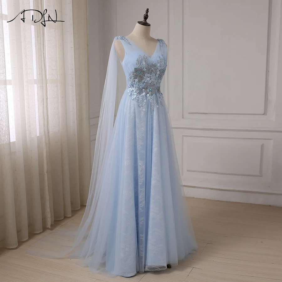 ADLN/недорогие романтические платья для выпускного вечера Vestidos de Fiesta с v образным