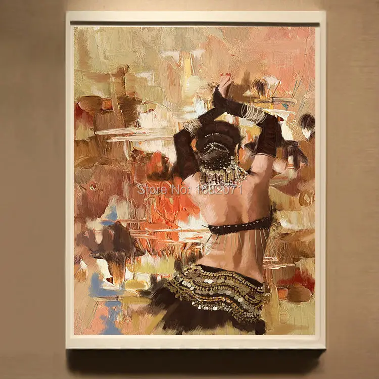Картина маслом на холсте для танца живота ручной работы | Дом и сад