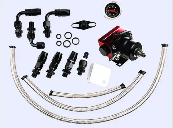 Универсальный автомобильный топлива Давление регулятор с манометром/топлива