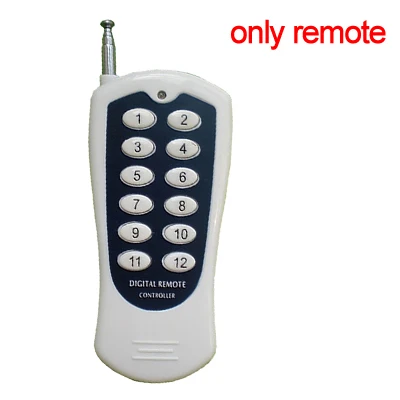 12CH remote control Универсальный беспроводной пульт дистанционного управления 433 МГц rf дистанционный переключатель реле совместимый Broadlink RM pro+ для освещения умный дом - Цвет: 12CH remote control