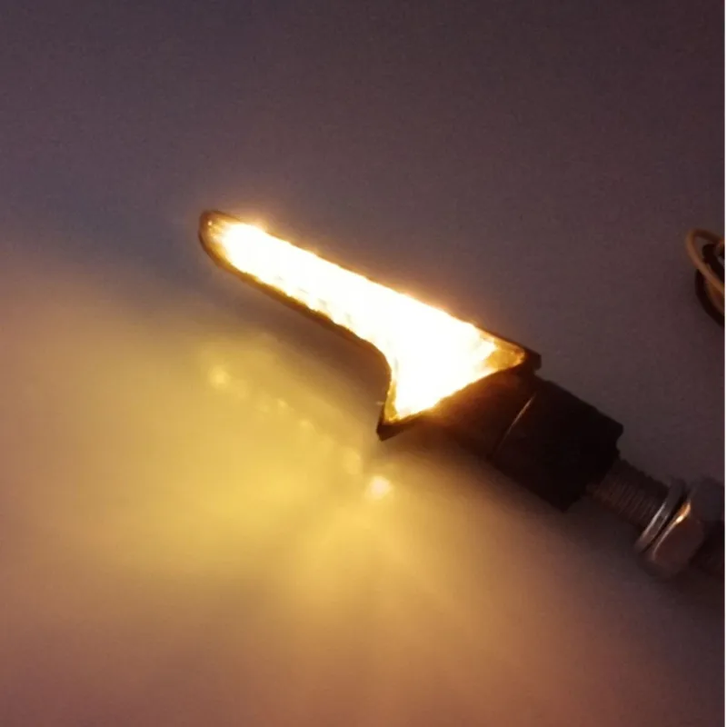 2 шт. универсальные Светодиодные поворотники для мотоцикла и велосипеда 12 В| |