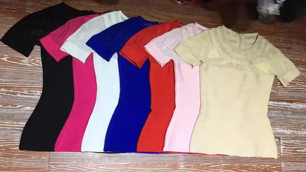 Женский топ с круглым вырезом розовый сетчатый Длинный Сексуальный облегающий