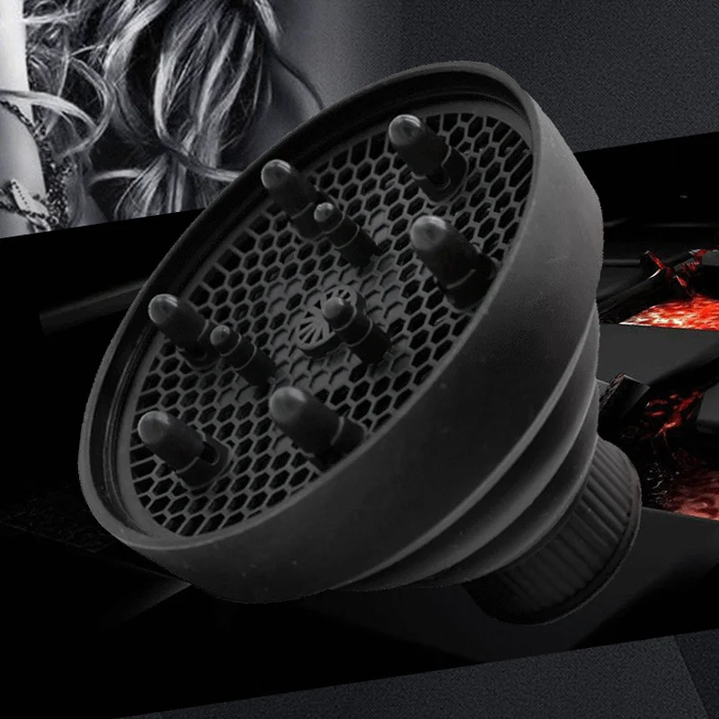 Горячие легкие складные силиконовые инструменты для волос диффузор салона