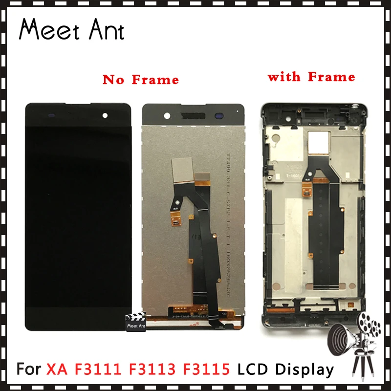 

DHL 10PCS High Quality 5.0'' For Sony Xperia XA F3111 F3113 F3115 LCD Display Screen With Touch Screen Digitizer Assembly