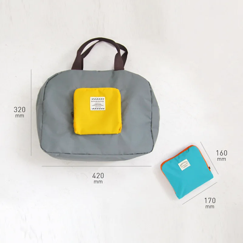 Складная водонепроницаемая многоразовая сумка через плечо Eco для покупок тоут