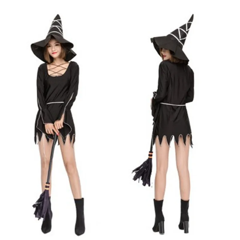 Костюмы ведьмы на Хэллоуин для женщин маг волшебница Косплей Карнавал Пурим