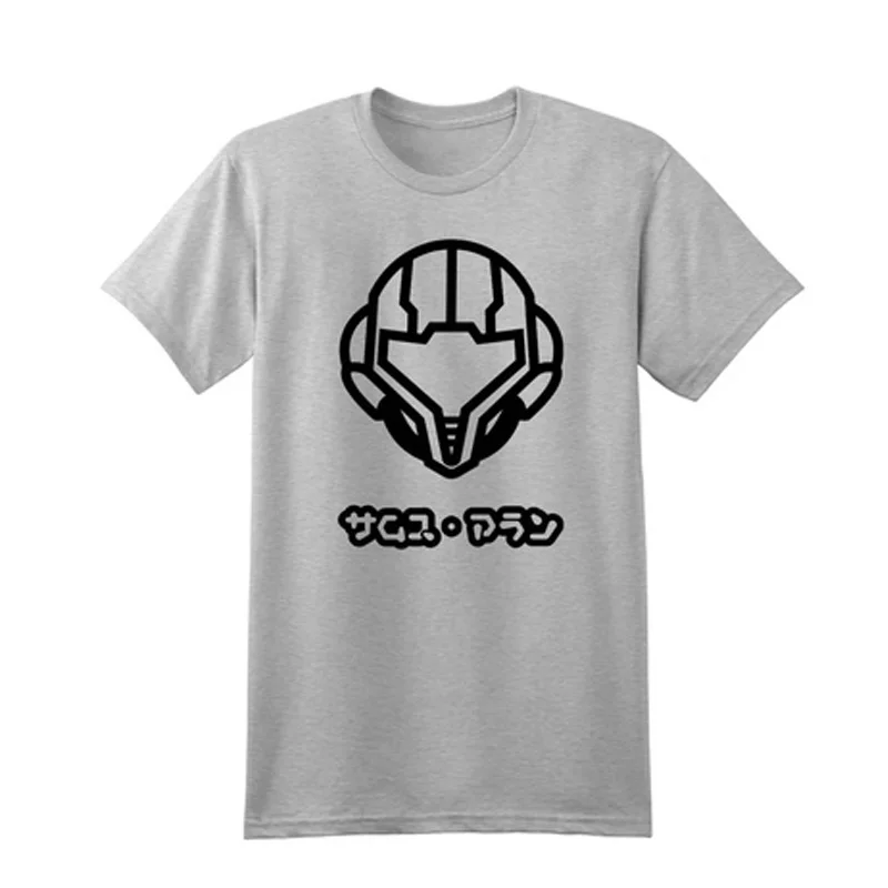 Metroid samus Аран футболка игровая Повседневное Модные топы тройники | Мужская одежда