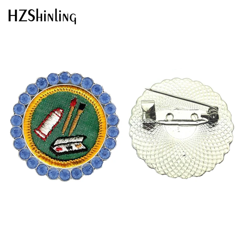 Новинка 2017 брошь для девочки-разведчика булавки Cadette значок на булавке