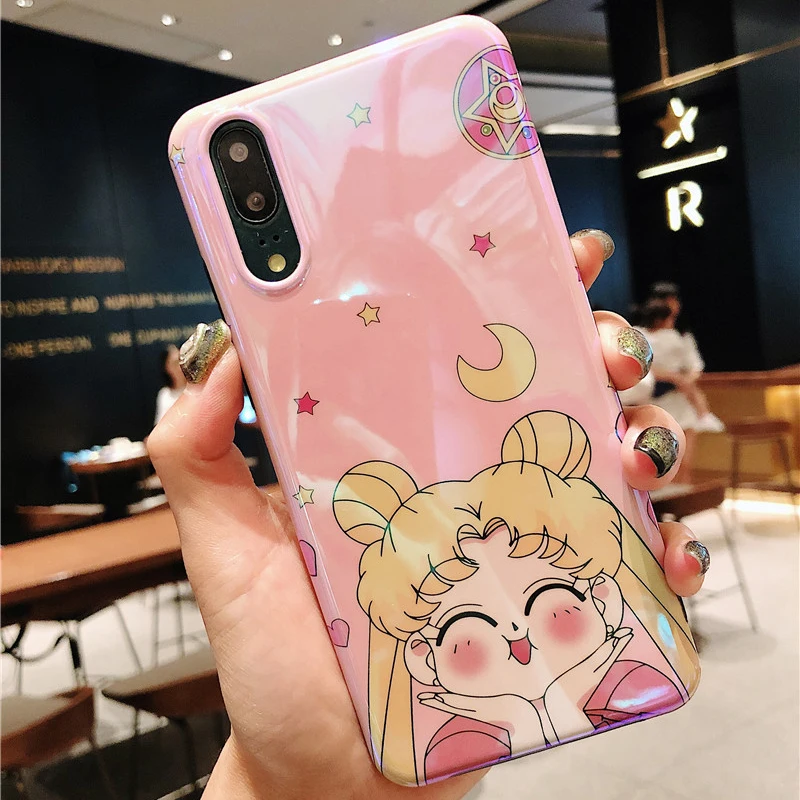 YHBB чехол S японский мультфильм чехол для телефона для huawei Nova 2S чехол s милый Сейлор Мун мягкий чехол для huawei P30 P20 Pro mate 10 20 Pro