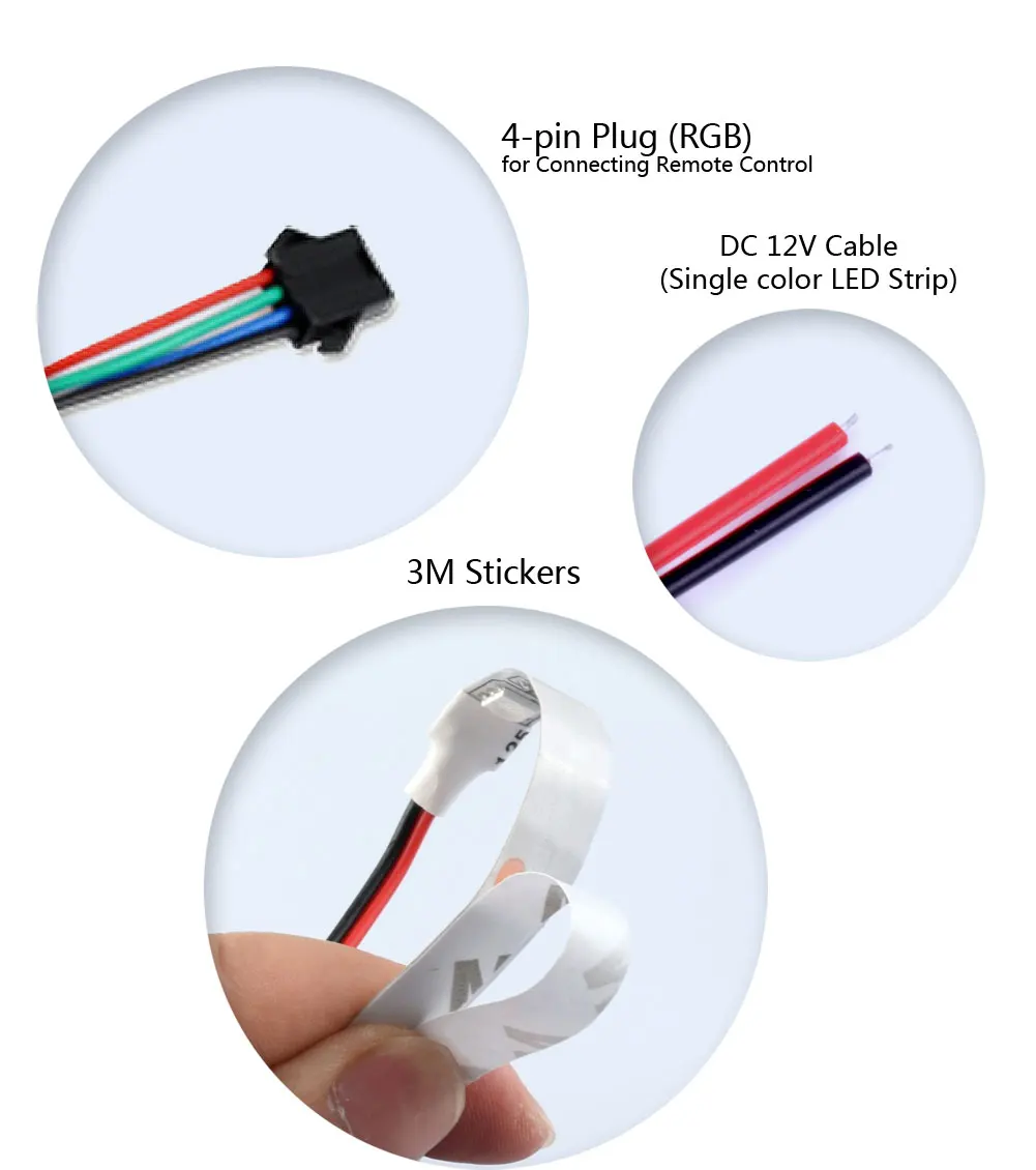 Дешевая Светодиодная лента с питанием от USB, подсветка, RGB, водонепроницаемая, 3528SMD 5050SMD 0,5, 1, 2, 5 м, DC, 5 В, подсветка, домашнее украшение