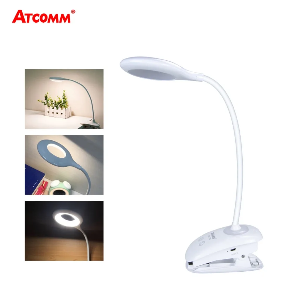 

28 LEDs Rechargeable Desk Lamp 5W 4 Modes Flexible Touch Switch Shadowless Eye Protection Children Study Reading Lamp