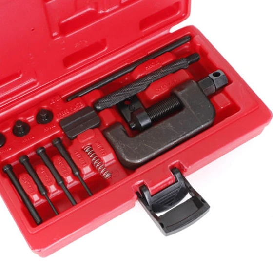 Сплиттер цепи мотоцикла выключатель мотоцикл клепки инструмент сверхмощный