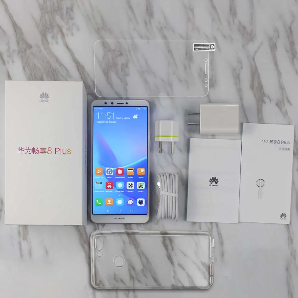 Global ROM huawei наслаждаться 8 плюс Y9 2018 4000 мАч отпечатков пальцев 4 камеры Kirin 659 Octa Core