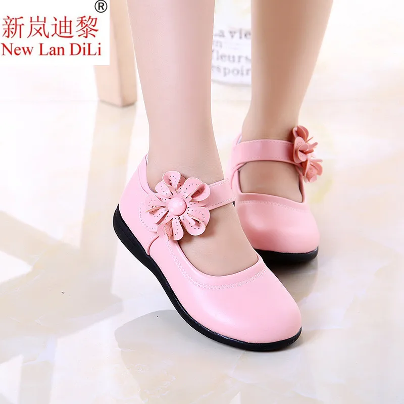 Новое поступление Обувь для девочек Коллекция 2020 года Сезон осень Кожаная обувь