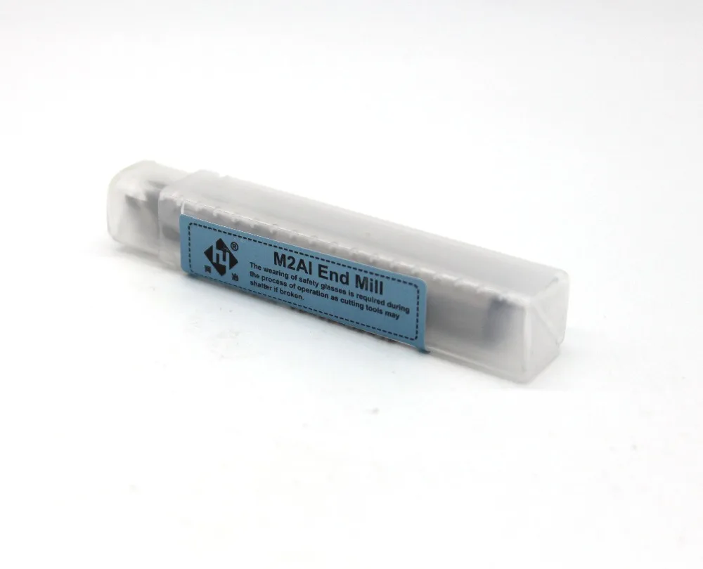 Фреза с 3 канавками Концевая фреза из быстрорежущей стали плоским концом 10 шт.