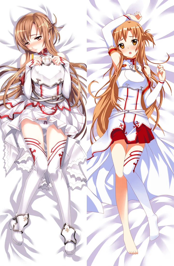 sandy-11 Аниме Sword Art Online Kirigaya Kazuto& Yuuki Asuna& Ayano Keiko& Asada Shino Подушка «Dakimakura» обнимающая наволочка - Цвет: sandy-11