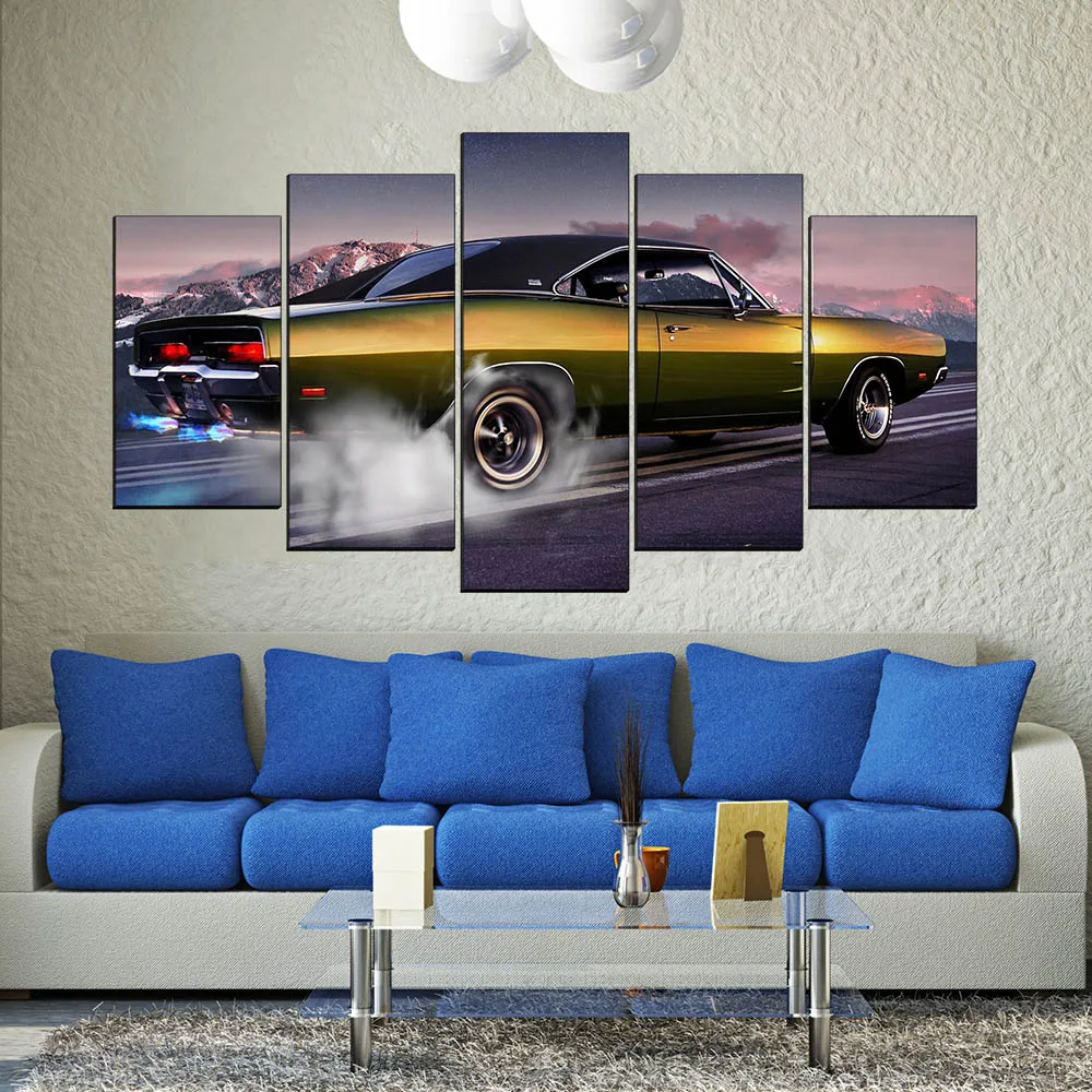 Стены книги по искусству холст картины BMW GTR NISSAN FORD 19 спортивный автомобиль пейзаж