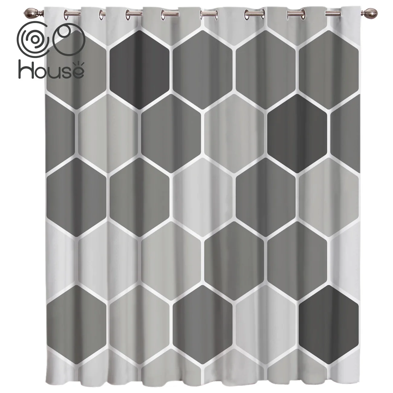 COCOHouse серые сотовые занавески для комнаты большие оконные темные кухни спальни