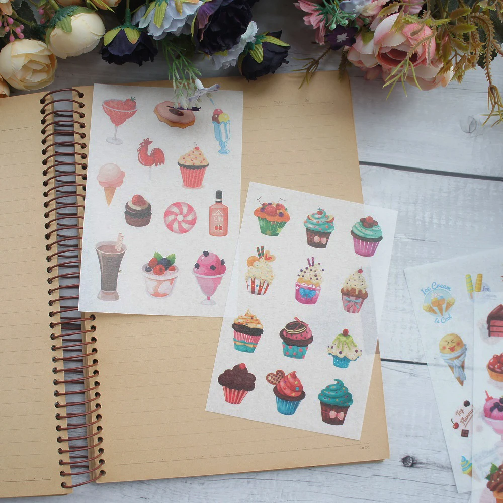 6 листов декоративные ярлыки для украшения торта | Дом и сад