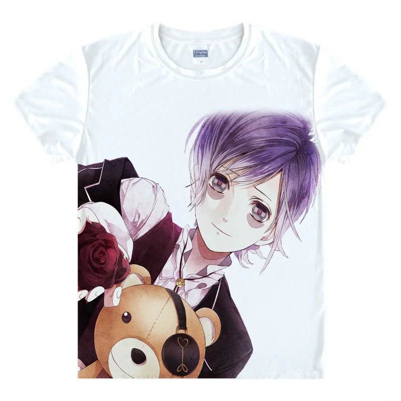 DIABOLIK LOVERS Футболка s kawaii для костюмированной вечеринки по японскому аниме