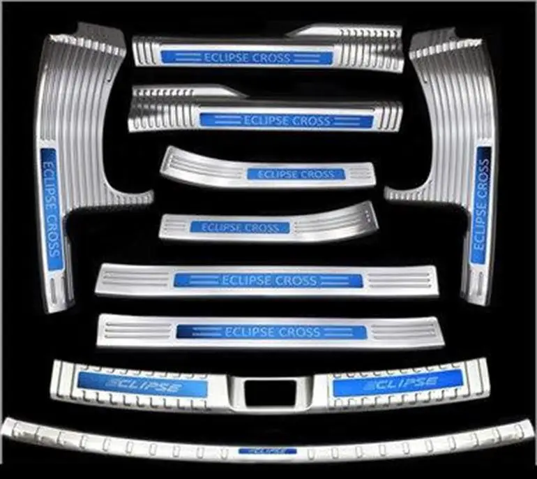 Автомобильный Стайлинг из нержавеющей стали Накладка/порог заднего бампера