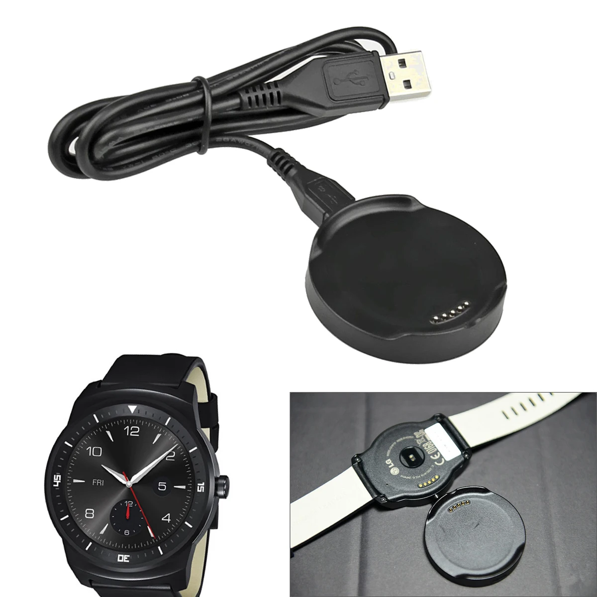 Smartwatch зарядная док-станция Замена настольная подставка зарядное устройство адаптер с usb-кабелем для LG Watch Urbane W150 FW1S