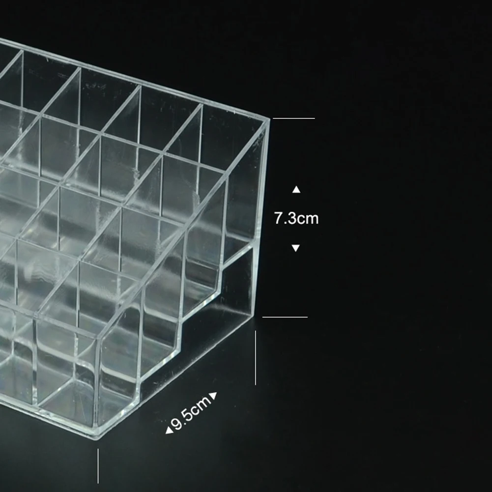 24-сетка прозрачная губная помада лак для ногтей косметическая коробка хранения